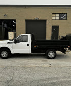 2012 Ford F-350 Flatbed Truck with Drop-Down Side Rails and Hydraulic Liftgate D