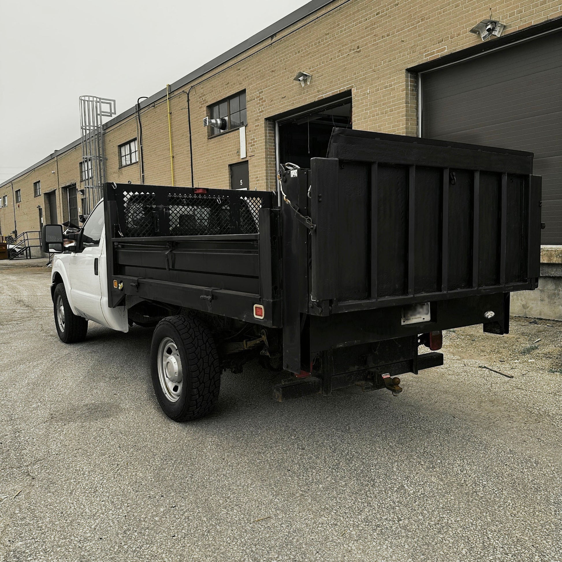 2012 Ford F-350 Flatbed Truck with Drop-Down Side Rails and Hydraulic Liftgate K