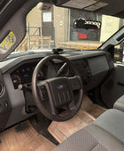 2012 Ford F-350 Flatbed Truck with Drop-Down Side Rails and Hydraulic Liftgate X
