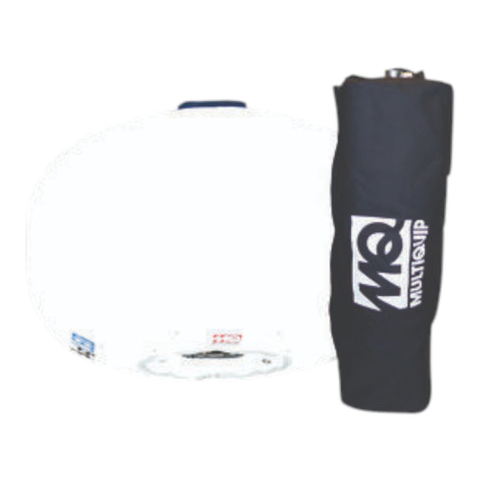 Multiquip GB8LED 800 W non-glare portable LED balloon light with tripod stand