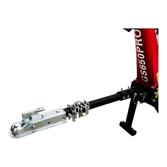 HOC GS650PRO 4 Inch Commercial Towable Wood Chipper Tow Bar B
