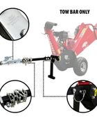 HOC GS650PRO 4 Inch Commercial Towable Wood Chipper Tow Bar A