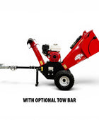 HOC GS650PRO Honda GX200 6.5 HP 4 Inch Commercial Towable Wood Chipper | AISI 4140 Steel Drum | Assembled In North America T