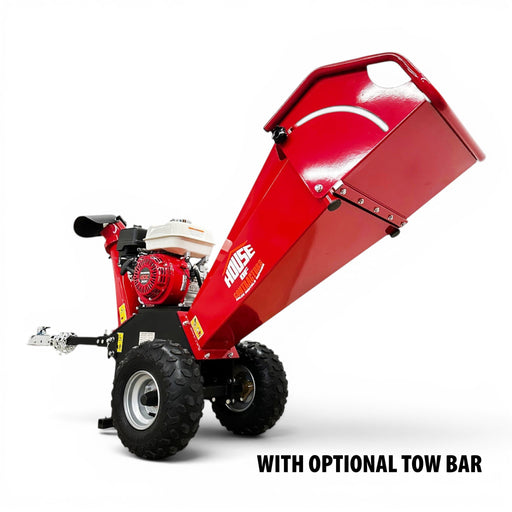 HOC GS650PRO Honda GX200 6.5 HP 4 Inch Commercial Towable Wood Chipper | AISI 4140 Steel Drum | Assembled In North America B