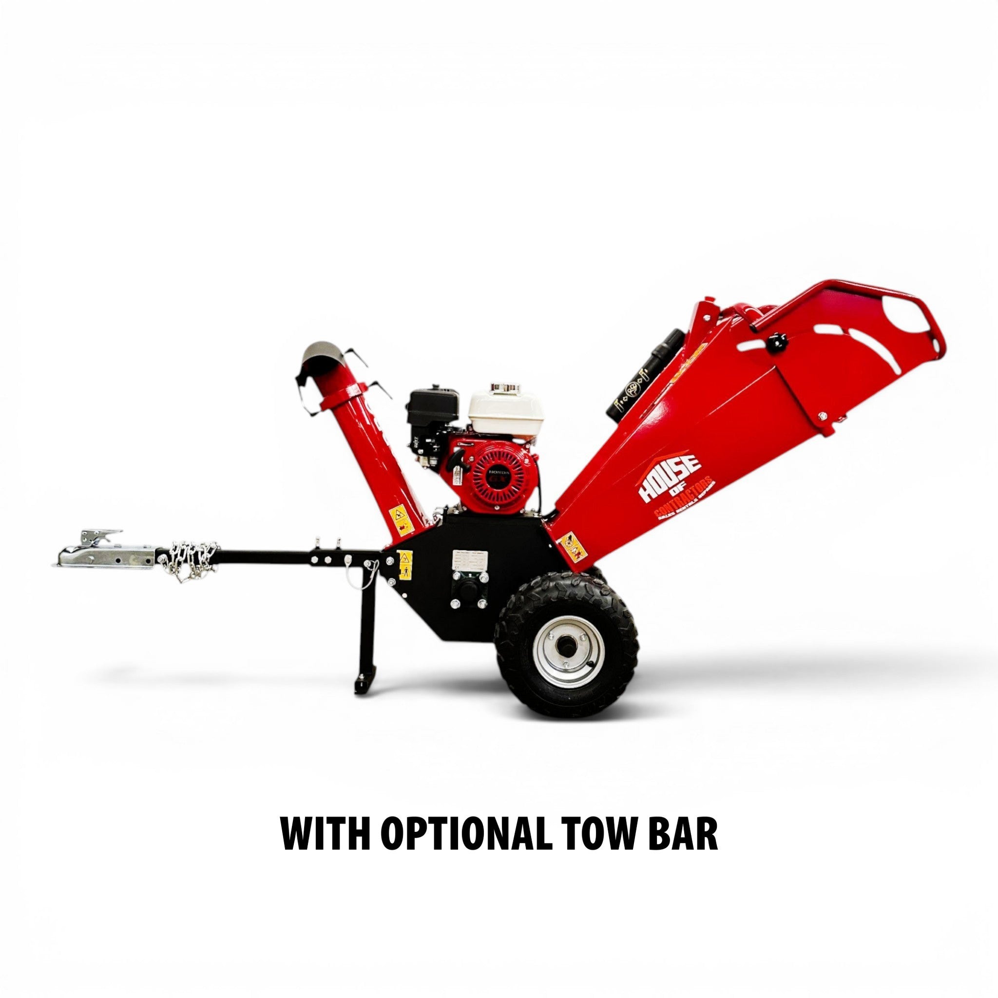 HOC GS650PRO Honda GX200 6.5 HP 4 Inch Commercial Towable Wood