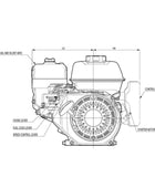 Honda GX160 5.5 HP Engine