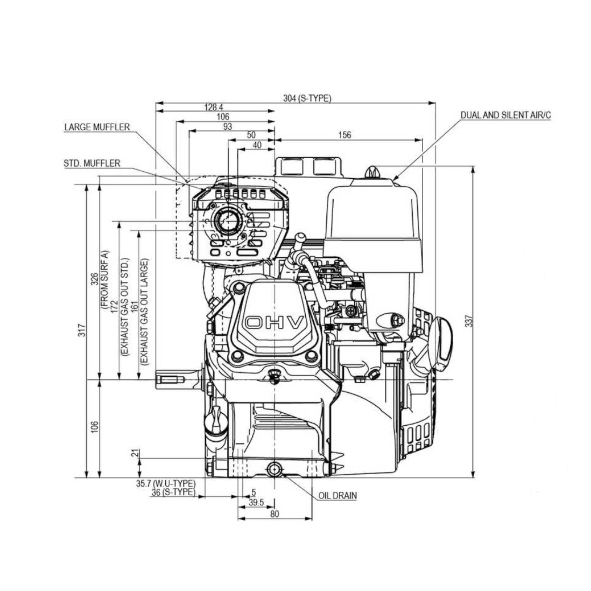 Honda GX160 5.5 HP Engine — House Of Contractors Inc.