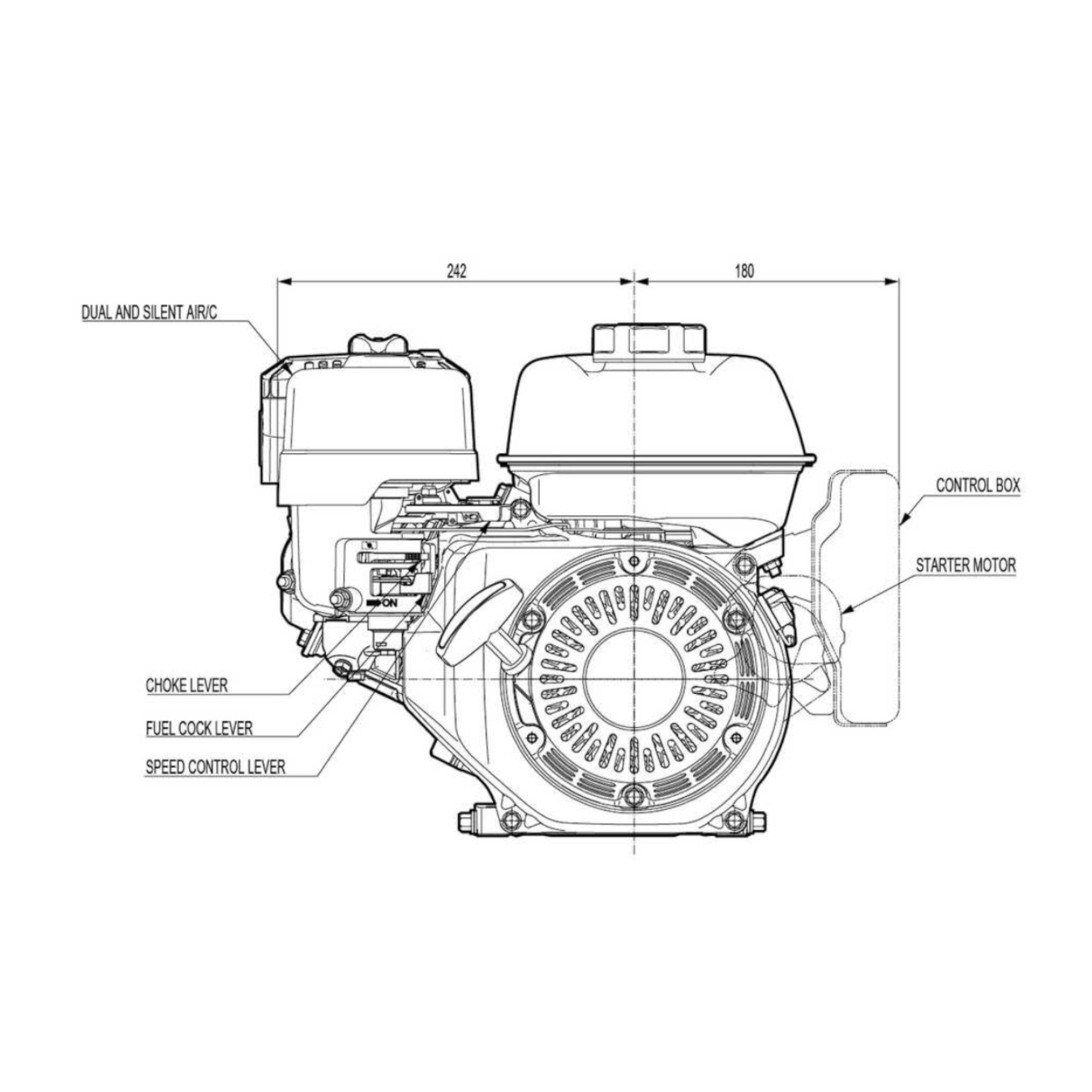 Honda GX200 6.5 HP Engine — House Of Contractors Inc.