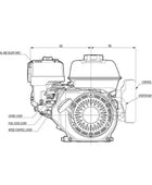 Honda GX200 6.5 HP Engine