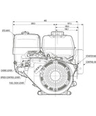 Honda GX340 11 HP Engine