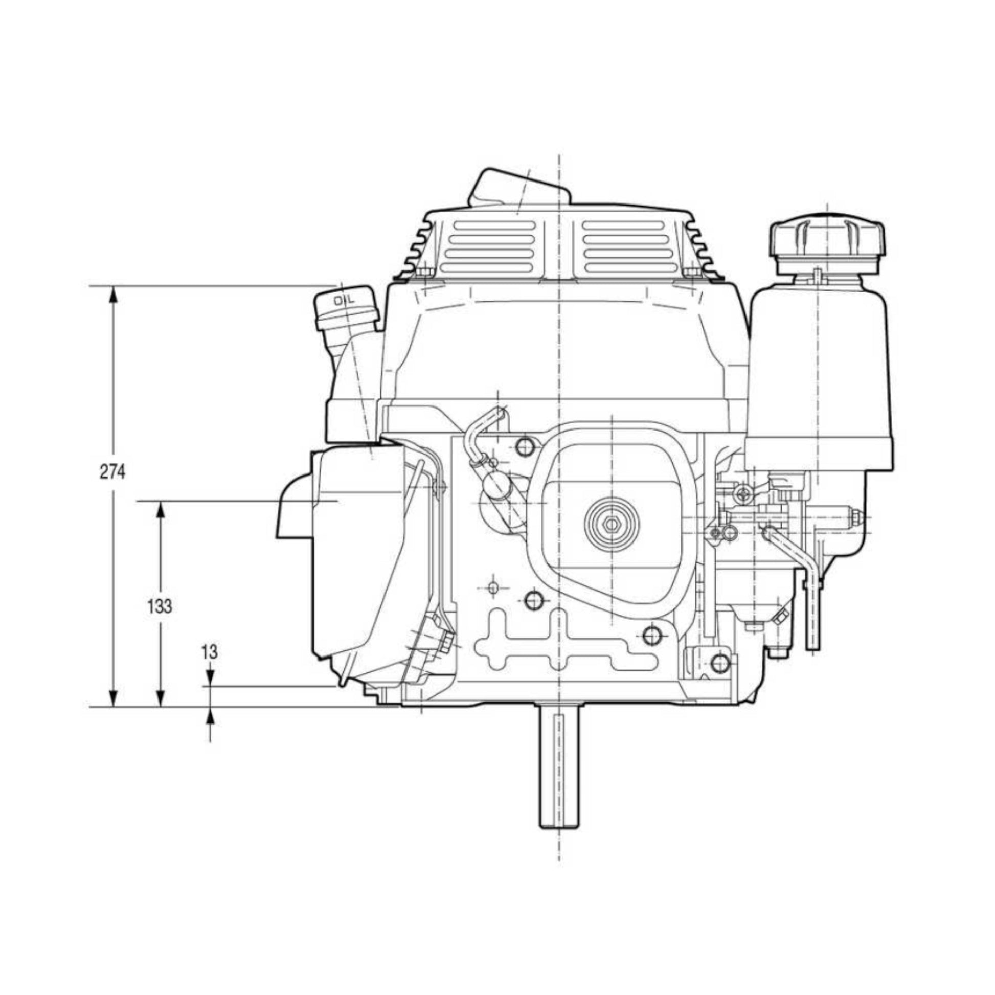 Honda GXV390 11 HP Engine