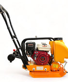 HC60 14 Inch Commercial Honda GX160 Plate Compactor + Wheel Kit + Water Kit