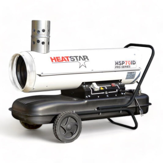 Calentador de construcción de fuego indirecto HEATSTAR HSP70ID