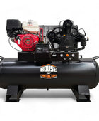 HOC60GAC Industrial 60 Gallon Truck Mounted Air Compressor, Honda GX390 13 HP Engine, Horizontal Tank, 175 PSI Max Pressure