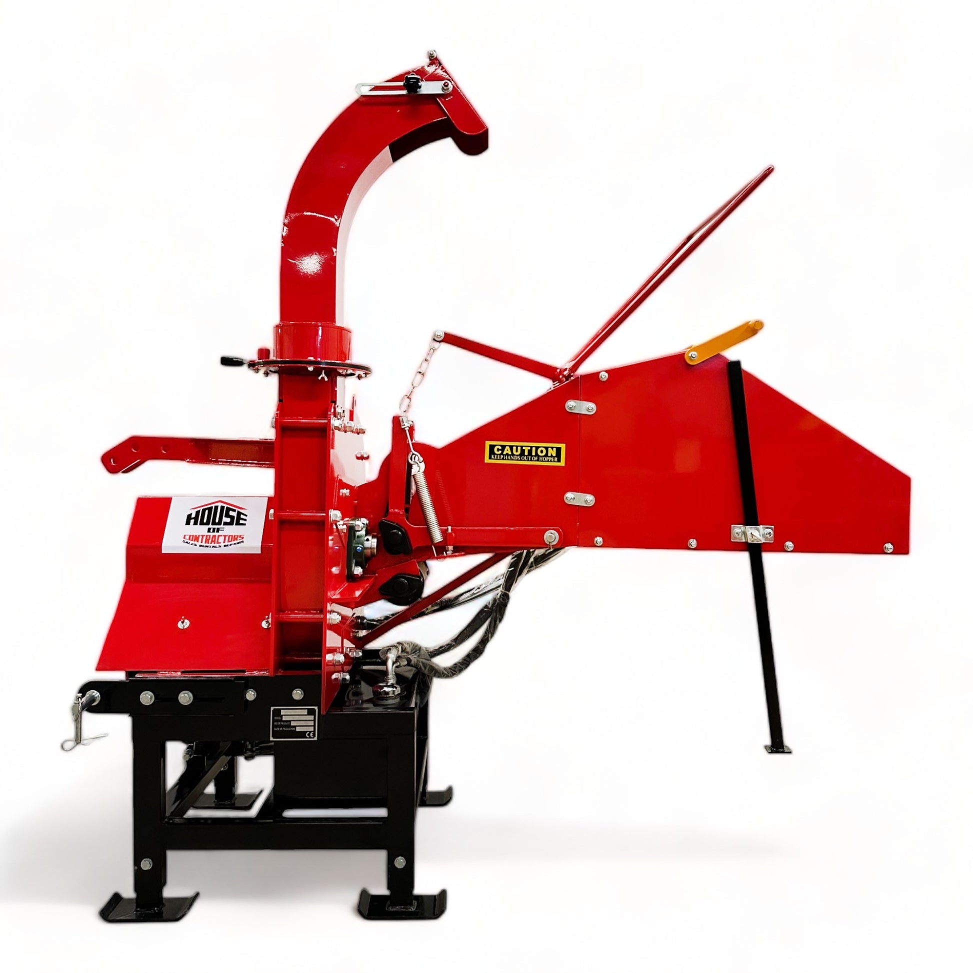 HOC8H 8" PTO Wood Chipper - With Hydraulic Infeed