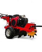 HOC911 Self Propelled Swivel Head Stump Grinder with Honda GX690 22.1 HP Electric Start engine, 18-inch above-ground grinding depth, and 12 Tungsten Carbide Teeth – House of Contractors Inc.