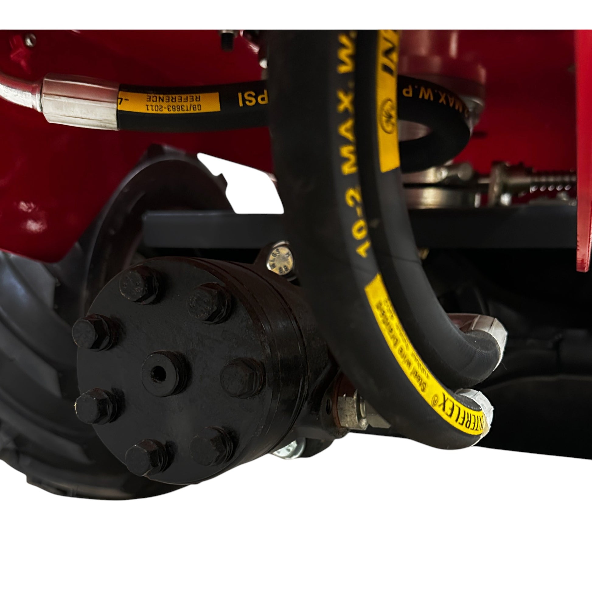 HOC911 Self Propelled Swivel Head Stump Grinder with Honda GX690 22.1 HP Electric Start engine, 18-inch above-ground grinding depth, and 12 Tungsten Carbide Teeth – House of Contractors Inc.