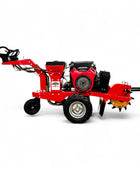 HOC911 Self Propelled Swivel Head Stump Grinder with Honda GX690 22.1 HP Electric Start engine, 18-inch above-ground grinding depth, and 12 Tungsten Carbide Teeth – House of Contractors Inc.