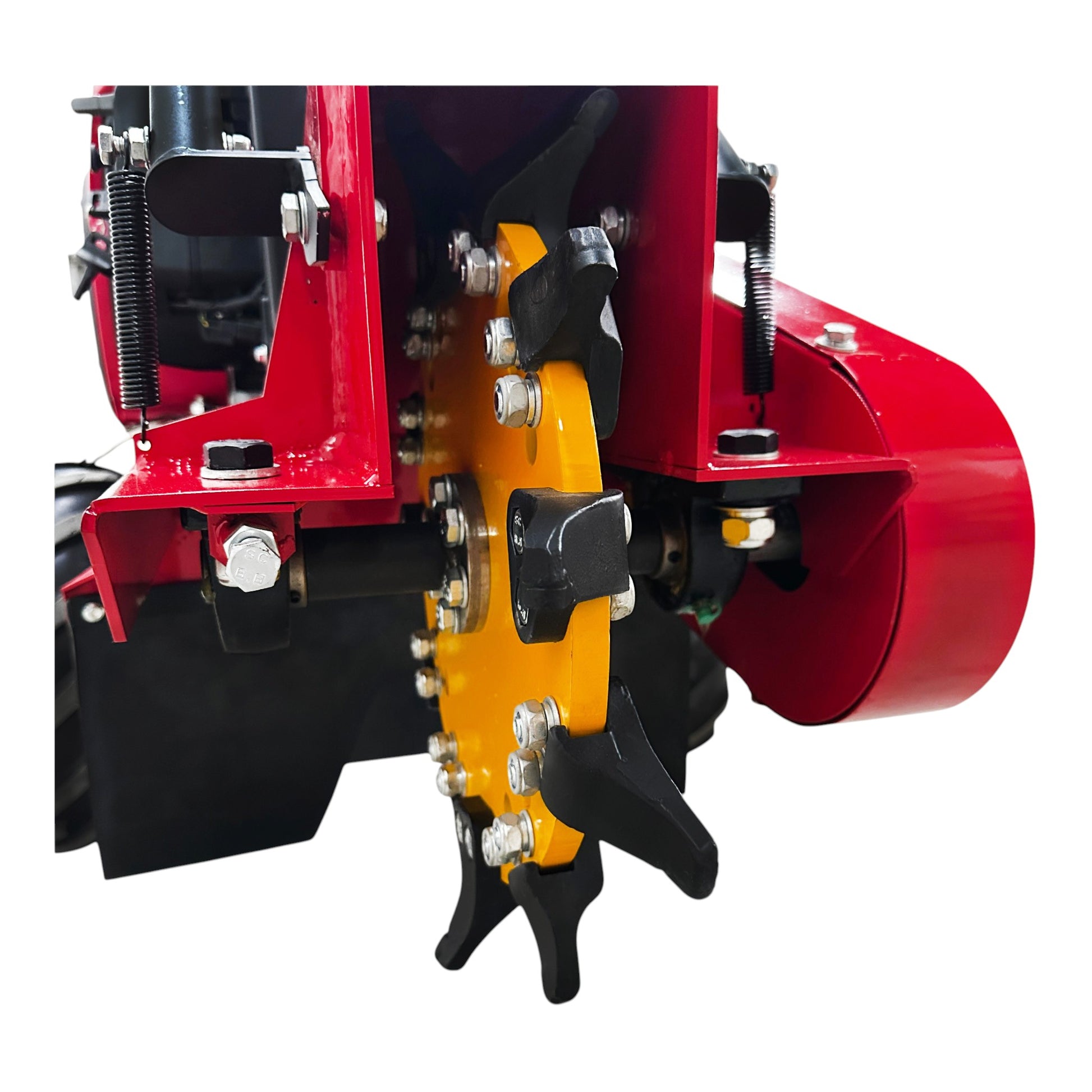 HOC911 Self Propelled Swivel Head Stump Grinder with Honda GX690 22.1 HP Electric Start engine, 18-inch above-ground grinding depth, and 12 Tungsten Carbide Teeth – House of Contractors Inc.