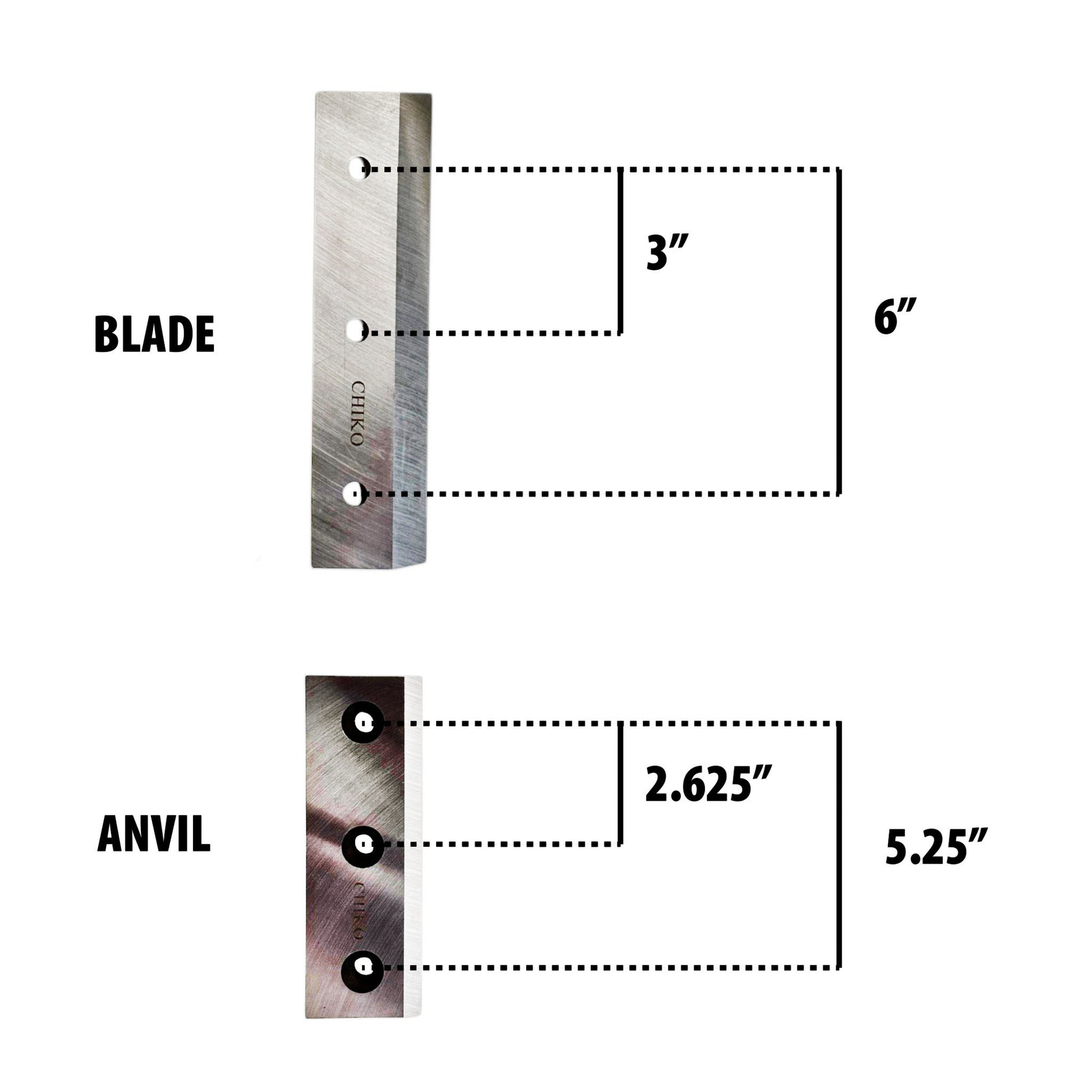 HOCGS389HI 6 Inch Towable Wood Chipper Blades C