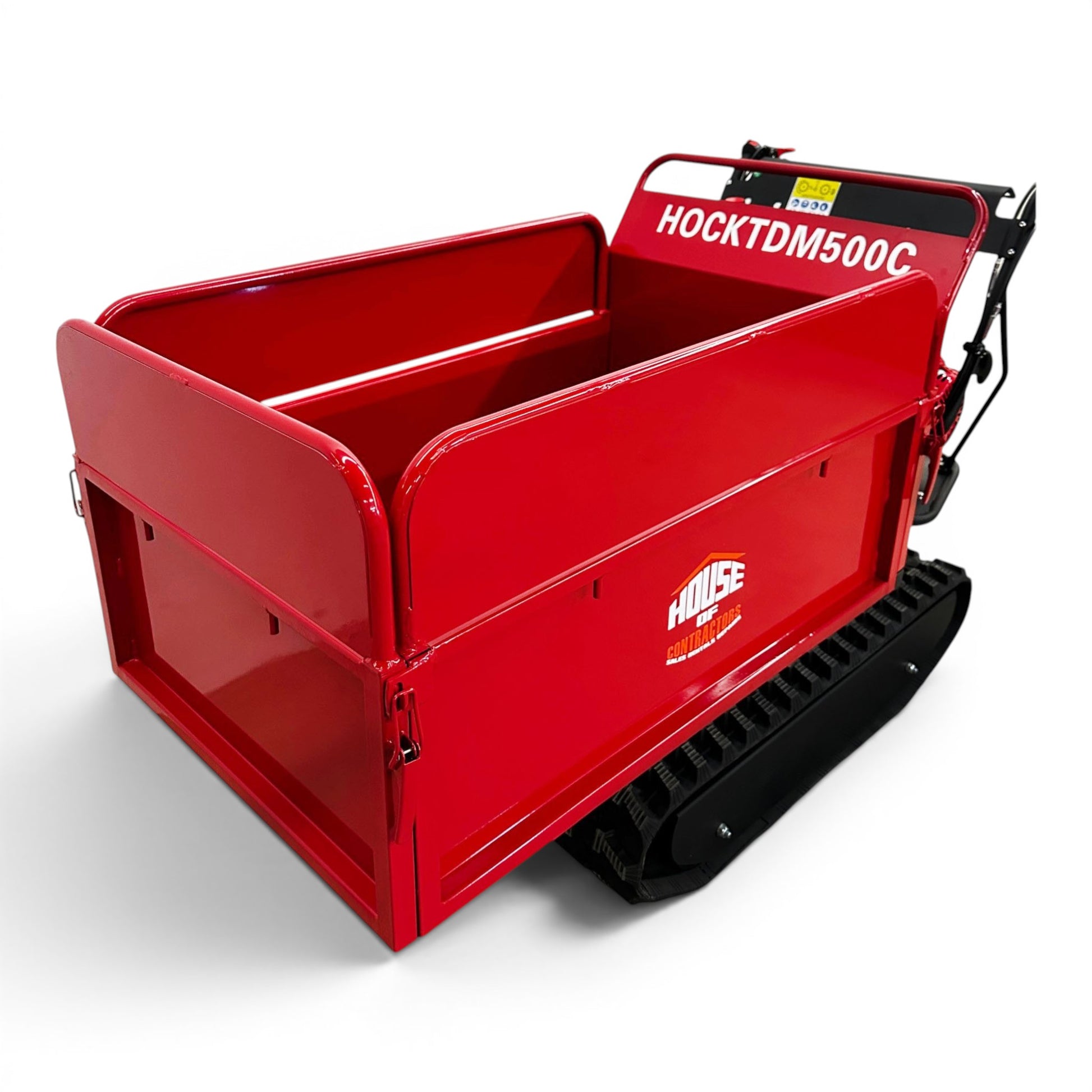 HOCKTDM500C Hydraulic Tip Track Dumper - Honda GX270 9 HP, 500 kg (1102 lb) Load Capacity D