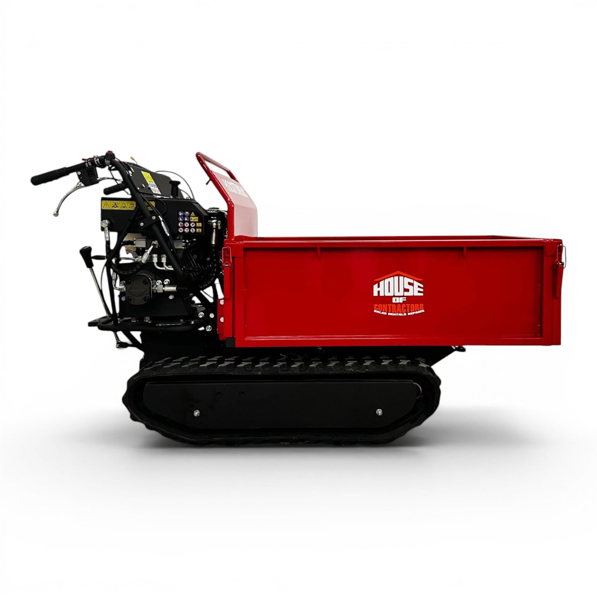 HOCKTDM500C Hydraulic Tip Track Dumper - Honda GX270 9 HP, 500 kg (1102 lb) Load Capacity H