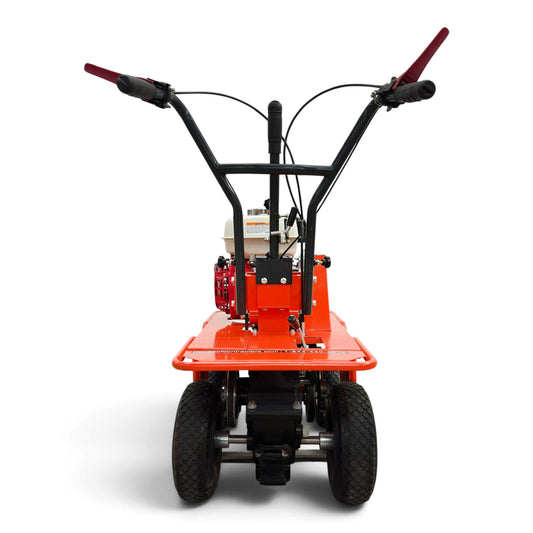 HOC HOCSC65 12 Inch Gasoline Sod Cutter | Honda GX200 6.5 HP | Recoil Start | 6-Position Cutting Depth | Self-Propelled Walk-Behind Sod Cutter