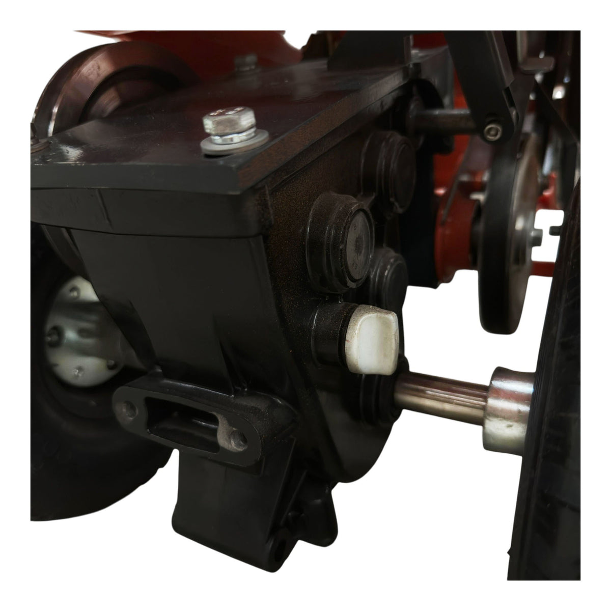 HOC HOCSC65 12 Inch Gasoline Sod Cutter | Honda GX200 6.5 HP | Recoil Start | 6-Position Cutting Depth | Self-Propelled Walk-Behind Sod Cutter
