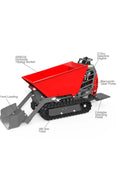 HOCT50FL Vanguard Dumper Loader sur chenilles Capacité de charge de 500 kg (1 102 lb)