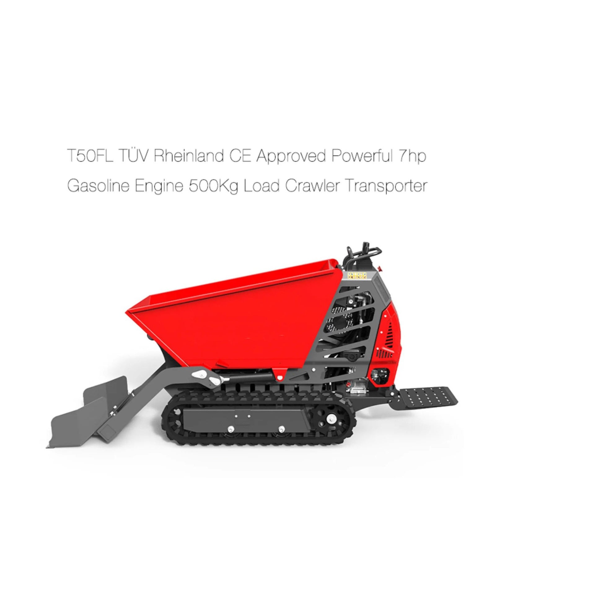 Cargador con volquete de cadenas HOCT50FL Vanguard, capacidad de carga de 500 kg (1102 lb)