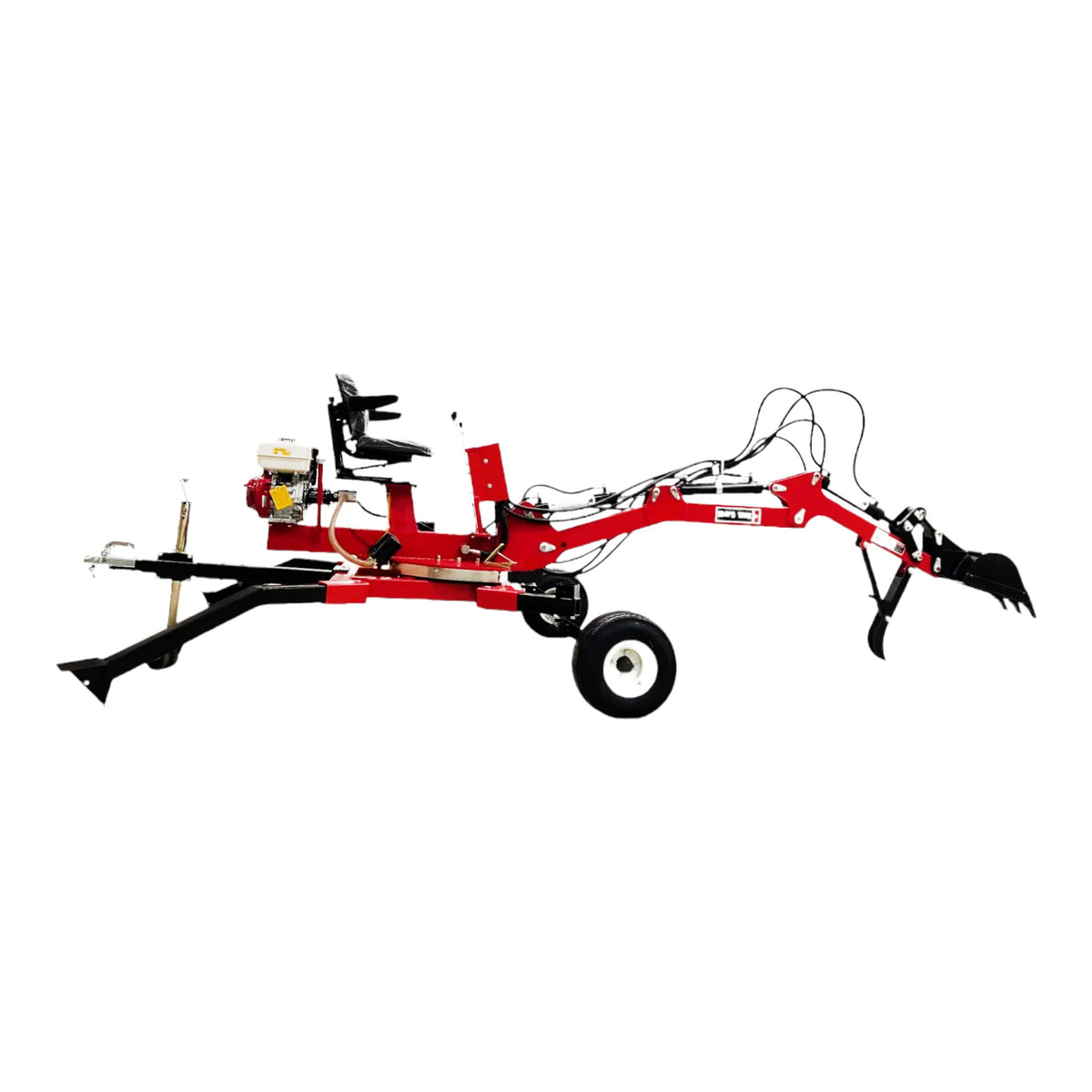 Backhoe 360 HOCTB360H 360 Degree Towable Backhoe – Honda GX270 9 HP, 7.5 ft Digging ...