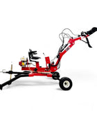 HOCTB360H 360 Degree Towable Backhoe - Honda GX270 9 HP, 7.5 Foot Digging Depth, 880 Lb (400 Kg) Max Lifting Capacity E