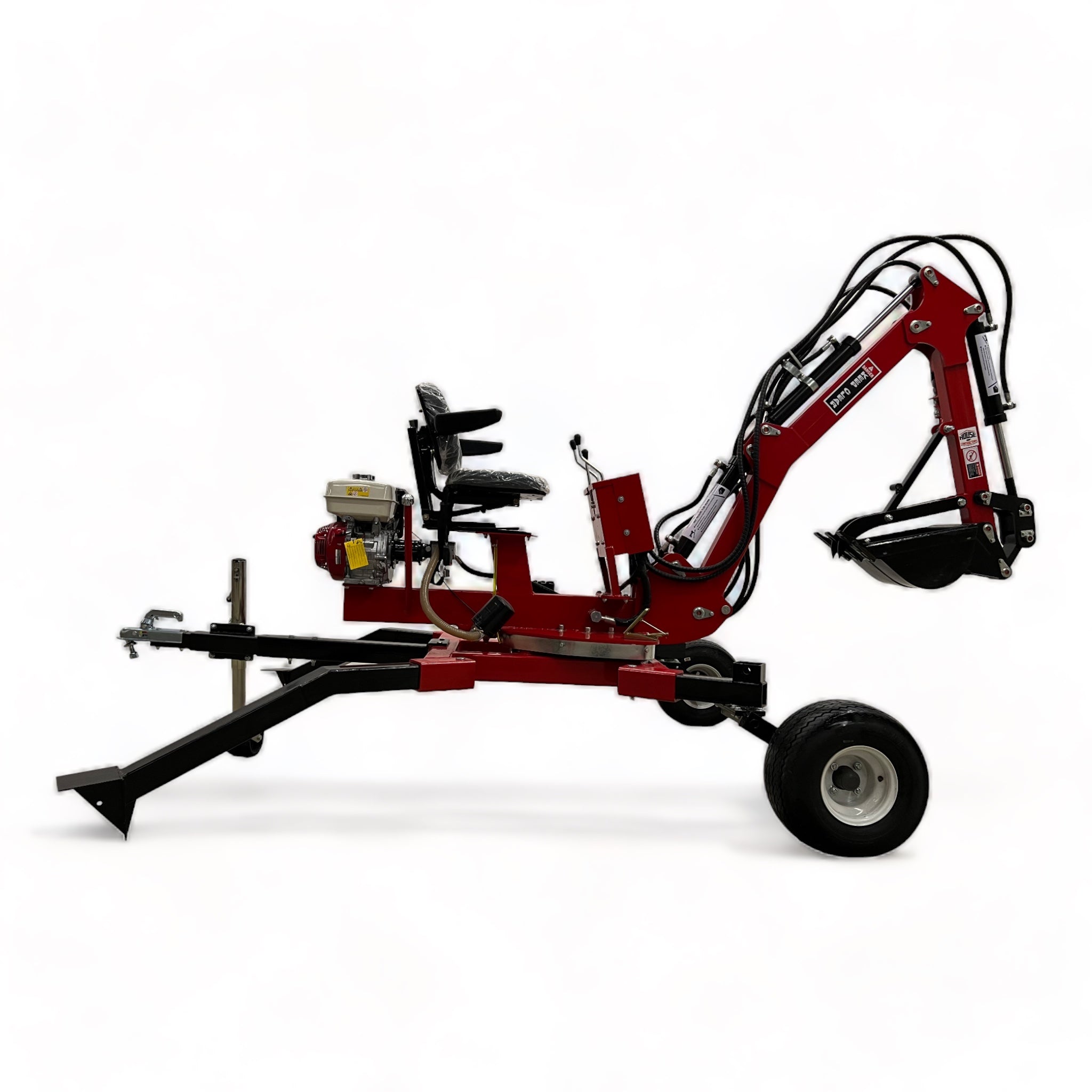 Backhoe 360 HOCTB360H 360 Degree Honda Towable Backhoe — House Of Contractors Inc.