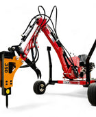 HOCTB360H 360 Degree Towable Backhoe - Honda GX270 9 HP, 7.5 Foot Digging Depth, 880 Lb (400 Kg) Max Lifting Capacity X
