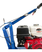 Hoctcr1500 honda gx390 zanja, profundidad de excavación de 25 pulgadas, 27 dientes de carburo de tungsteno, ajuste de profundidad de rotación