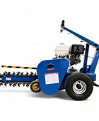 Hoctcr1500 honda gx390 zanja, profundidad de excavación de 25 pulgadas, 27 dientes de carburo de tungsteno, ajuste de profundidad de rotación