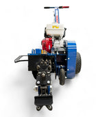 Hoctcr1500 honda gx390 zanja, profundidad de excavación de 25 pulgadas, 27 dientes de carburo de tungsteno, ajuste de profundidad de rotación