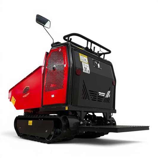 HOCXN1100H Dumper hidráulico con orugas hidrostático Honda de 9 HP y capacidad de carga de 500 kg (1102 lb)