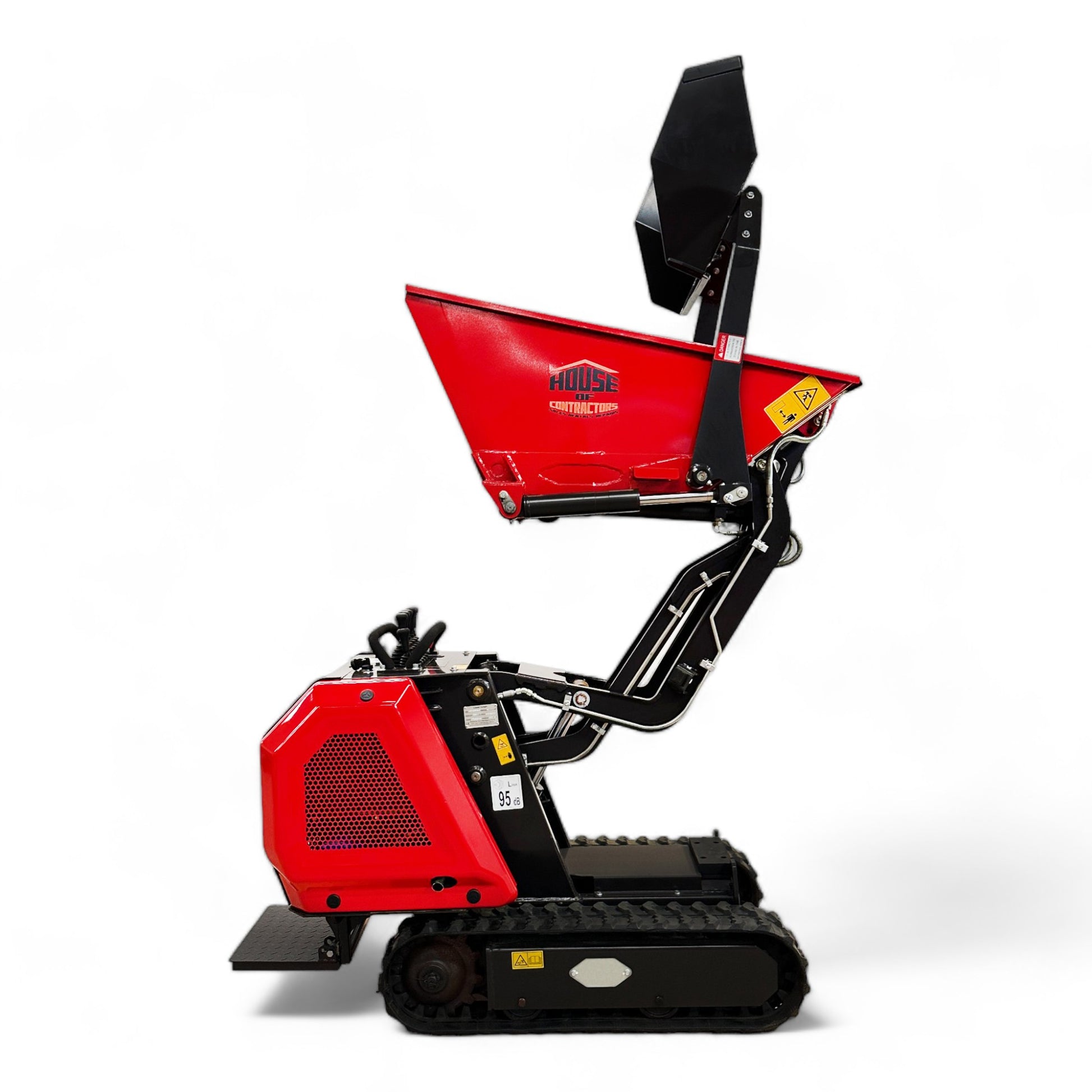 HOCXN800HT Hydrostatic High Tip 13 HP Track Dumper Loader 800 kg (1763.70 lb) Load, 67 Inch Height, 9.18 Cubic Feet