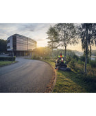 Husqvarna P525DX con cortacésped cero de cabina 25 HP Kubota D1105 Kanzaki KTM23