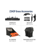 Husqvarna Z242FSE Zero-Turn Turn Special Edition 21,5 HP KAWASAKI 42 pouces Pont de coupe transparente