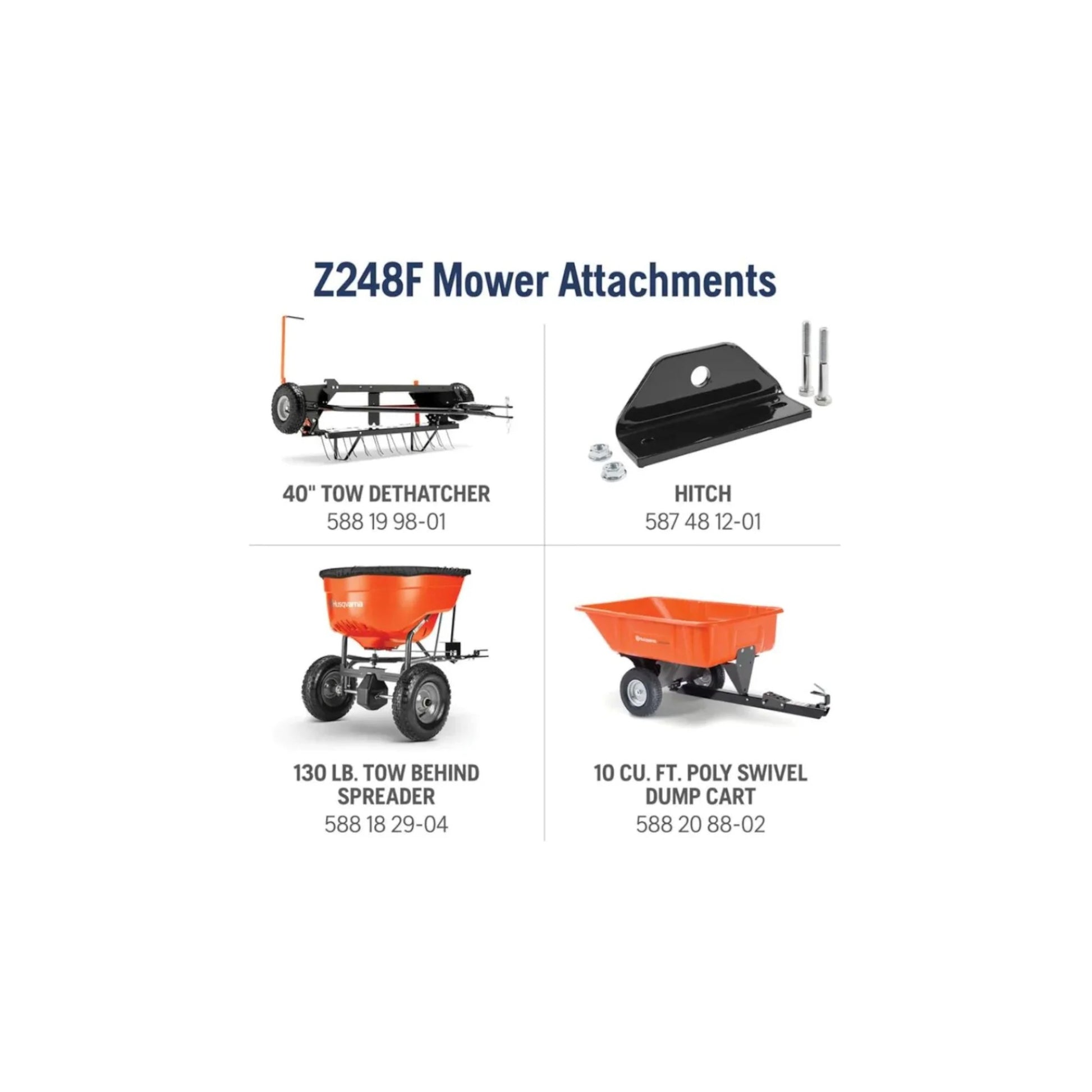 Husqvarna Z248FDTC Zero-Turn Mower 23 HP Kawasaki FR691V 48" Clear Cut Deck SK15 w/arms DTC (Wood) Crate