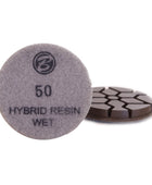 Outils diamantés à liant résine standard et hybride Bartell pour le polissage