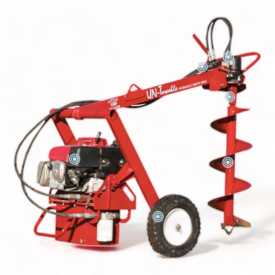 HYD-TB11H Towable Hydraulic Auger — House Of Contractors Inc.