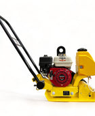 Placa compactadora HZR70 Pro 14 pulgadas Honda GX160 + kit de ruedas + kit de agua