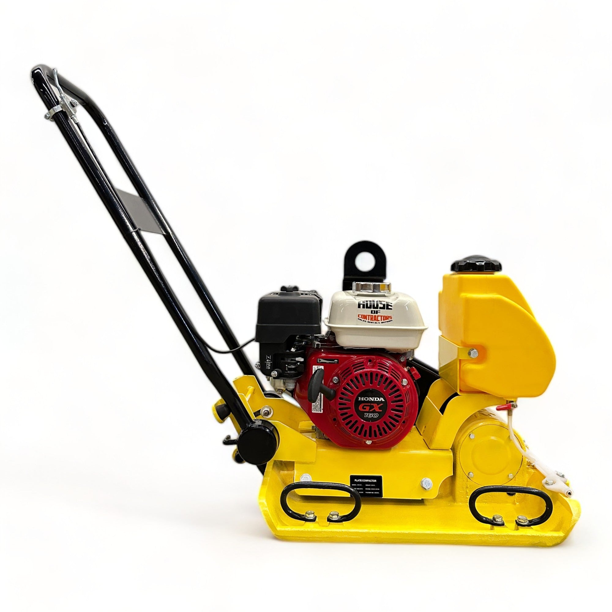 HZR90 PRO 20 Inch Plate Compactor – Honda GX160, Wheel Kit, Water