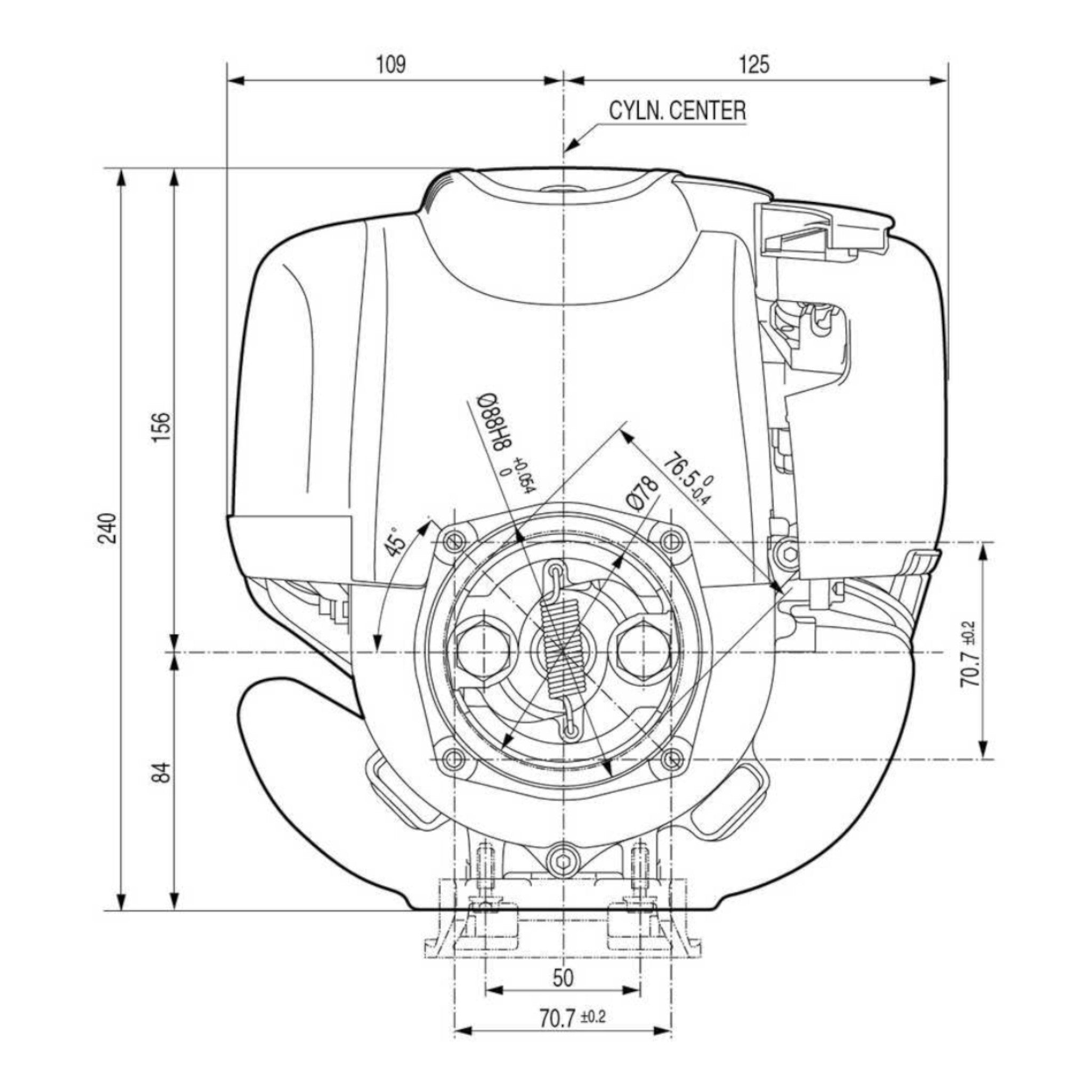 Honda GX35 1.3 HP Engine — House Of Contractors Inc.