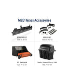 Husqvarna MZ61 Zero-Turn Mower 24 HP Kawasaki FR Series 61'' Fabricated Deck 3 Blade ZT3100