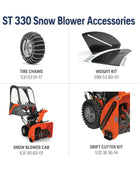 Husqvarna ST330 Residential Snow Blowers