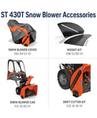 Husqvarna ST430T专业吹雪机